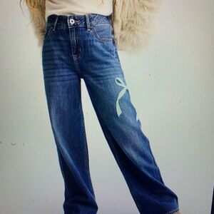 Abercrombie Kids (girls) Ultra Wide Leg Jeans Size 11//12 Tall